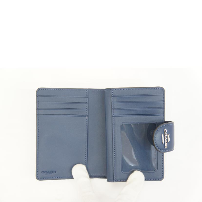 COACH コーチ/デニム2つ折り財布/CA096//M24**/Aランク/05