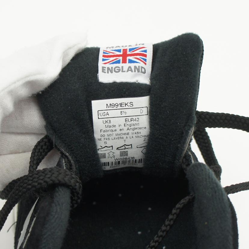 new　balance ニューバランス/991ミューク／ブラック／シルバー/M991EKS//ｻｲｽﾞ:8 1/2/Aランク/75
