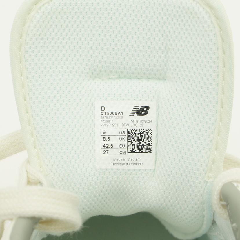 new　balance ニューバランス/ALD×New　Balance　T500／ホワイト/CT500BA1//ｻｲｽﾞ:27cm/Aランク/75