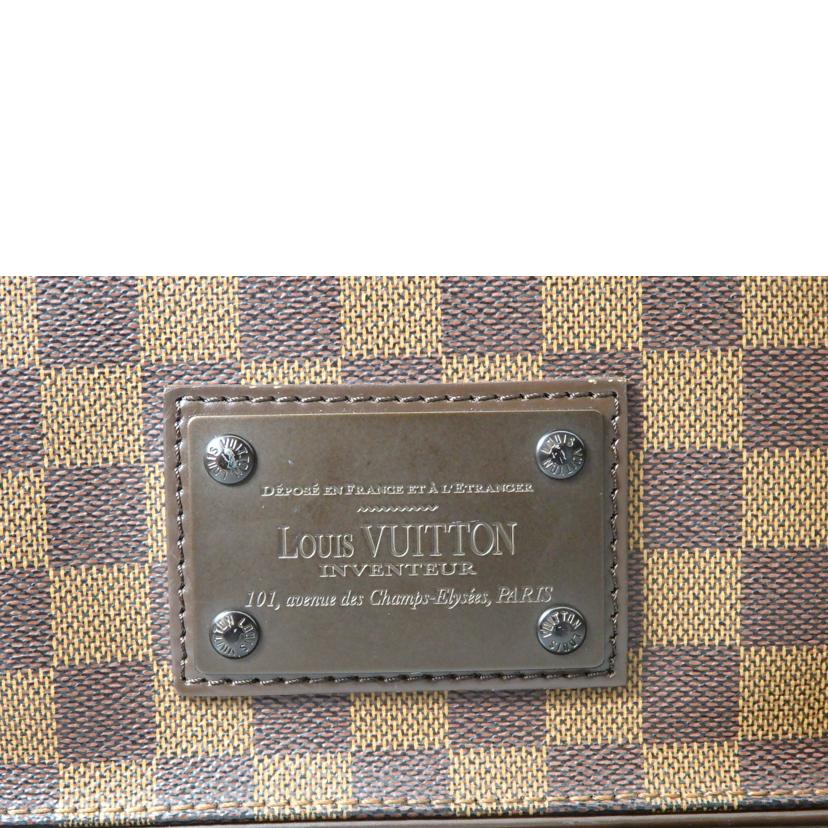 LOUIS　VUITTON ルイ・ヴィトン/ブルックリンMM　エベヌ／ダミエ/N51211//SD0***/Aランク/76