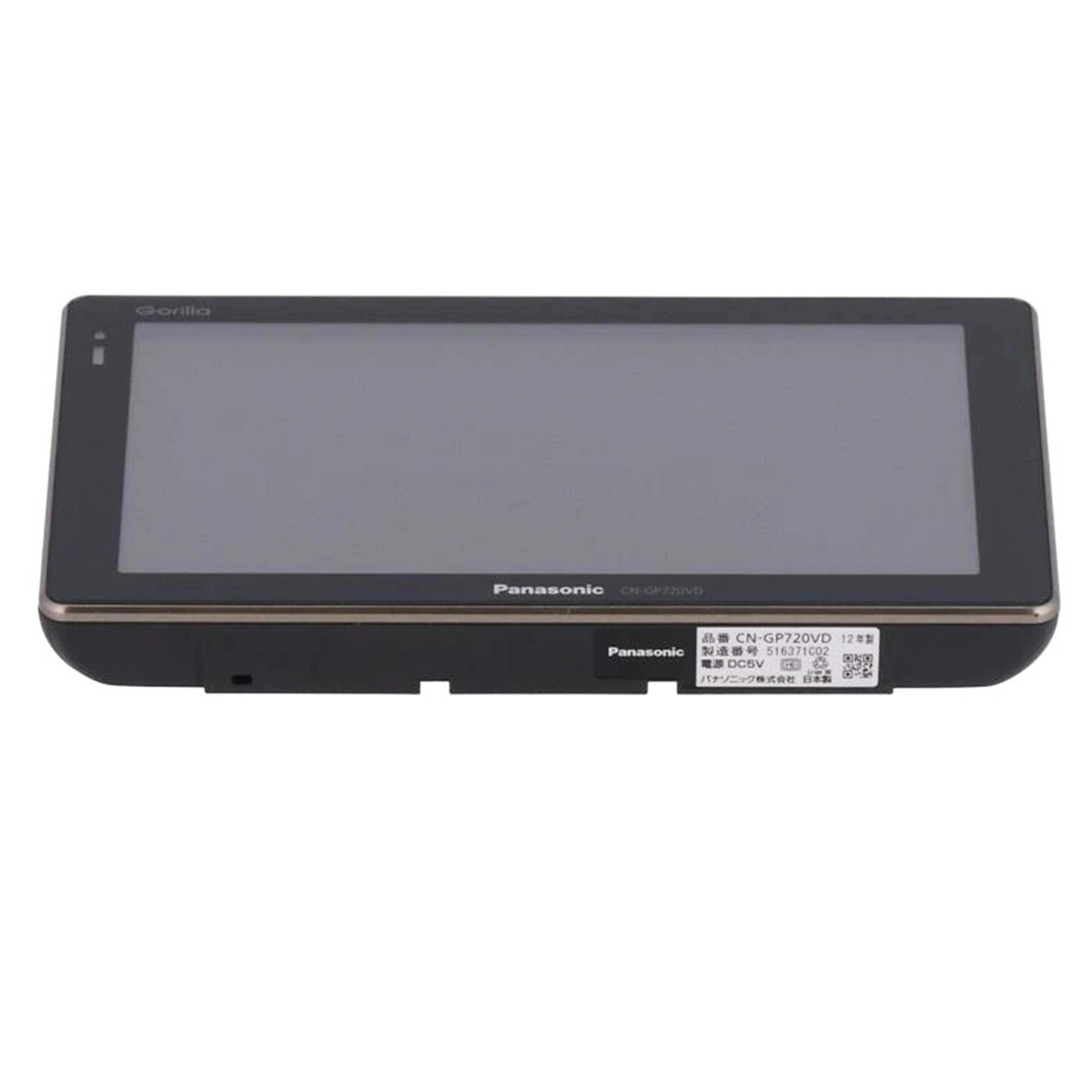Panasonic パナソニック　/ポータブルナビゲーション／GORILLA/CN-GP720VD//516371C02  /Bランク/62