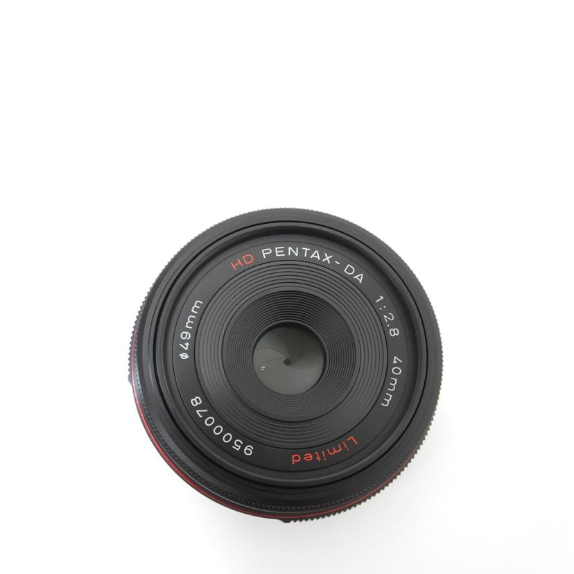 PENTAX ペンタックス/40mm単焦点レンズ/HD 40mmF2.8//9500078/ABランク/88