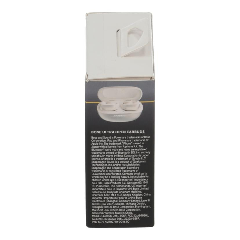 BOSE ボーズ/ワイヤレスイヤホン／Ultra　Open　Earbuds　60周年エディション/881046-0040//085473Z41922597AE/Sランク/09
