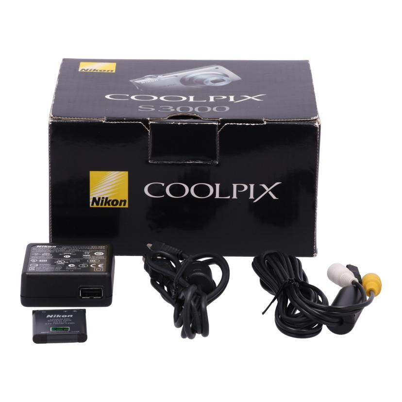 NIKON ニコン/デジカメ/COOLPIX S3000//20041559/Bランク/01