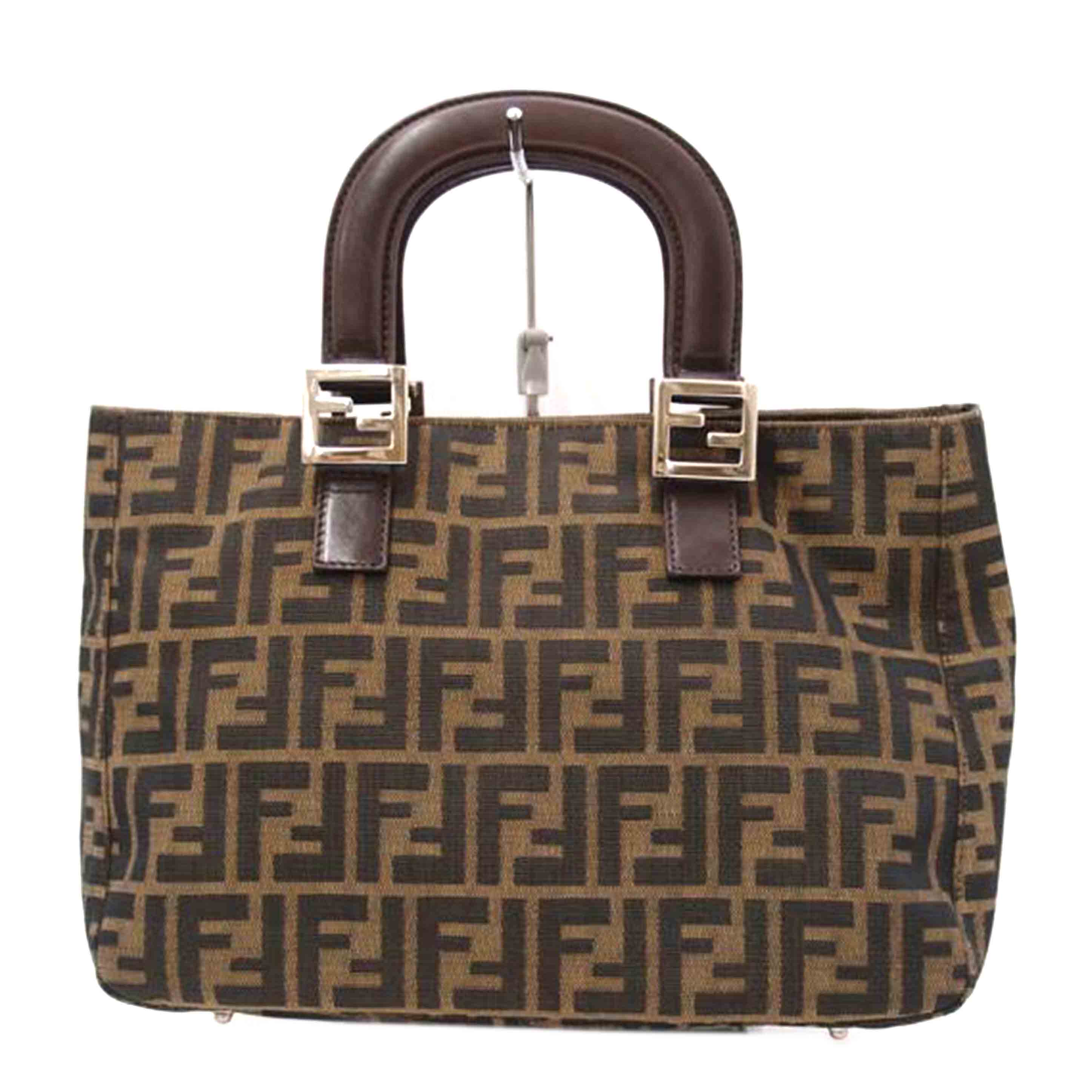 FENDI フェンディ/ズッカ柄トート／ブラウン/不鮮明//ABランク/69