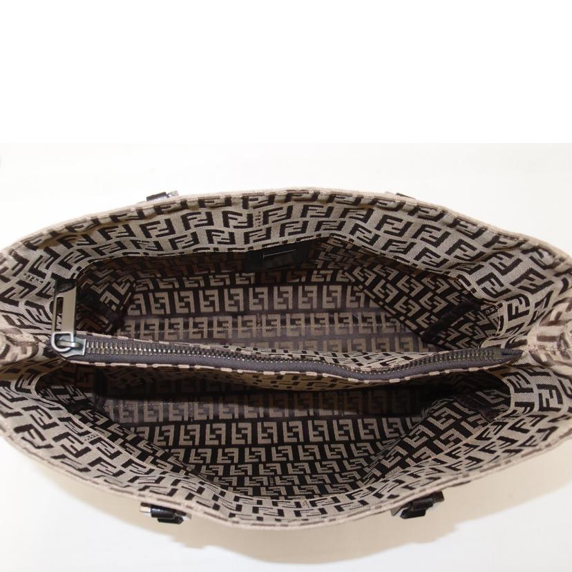 FENDI フェンディ/ズッキー柄トート／ブラウン/8BH018//Aランク/69