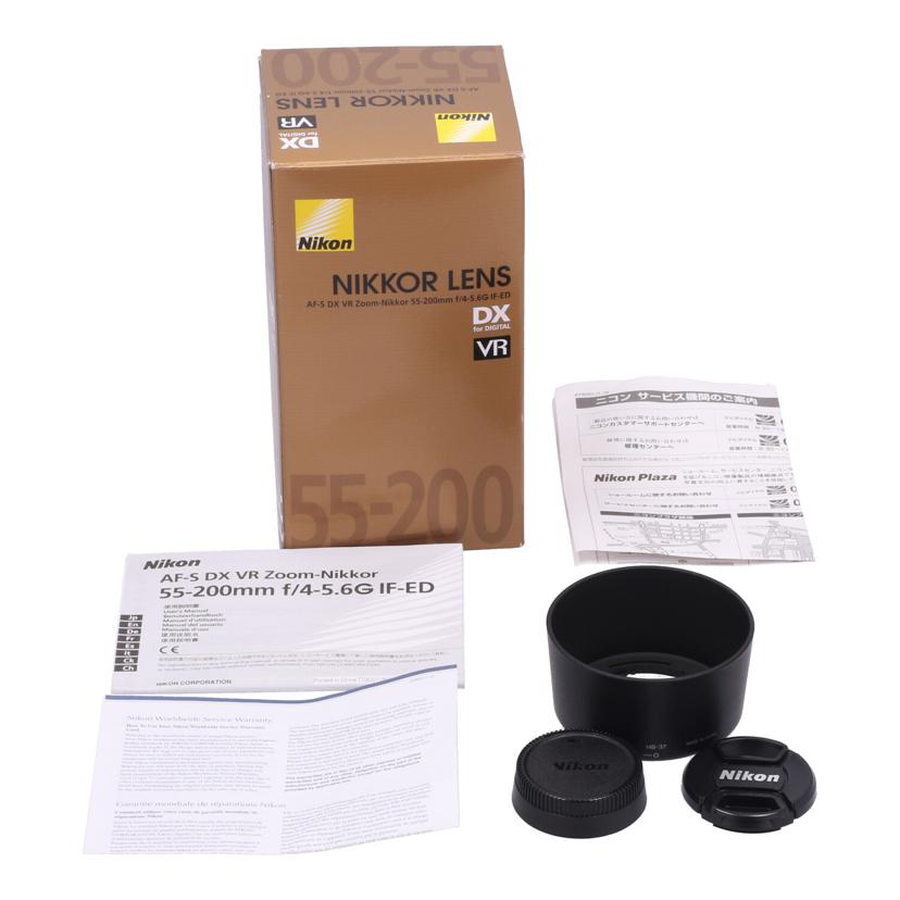 NIKON ニコン/交換レンズ/AF-S DX VR  55-200mm f4-5.6G IF-ED//3526785/Bランク/01