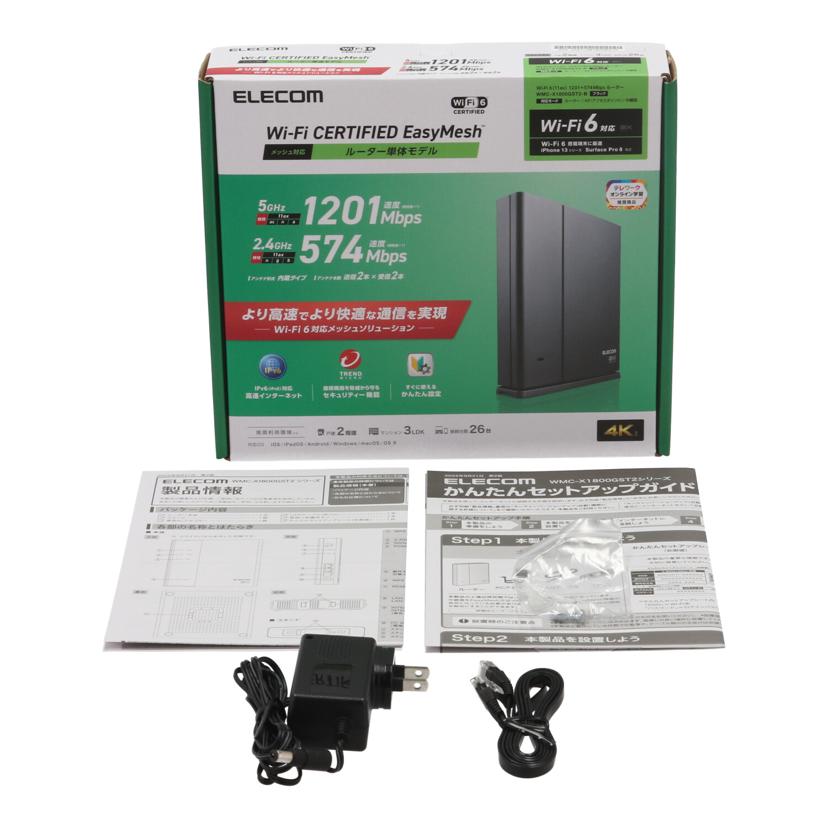 ELECOM エレコム　/無線LANルーター/WMC-X1800GST2-B//0341L881600631A/ABランク/62