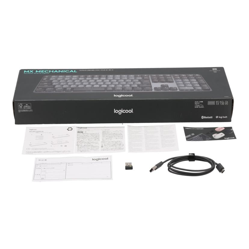Logicool ロジクール　/ワイヤレスキーボード／MX　MECHANICAL　Linear/KX850FL YR0082//2213SCT00B39/ABランク/81