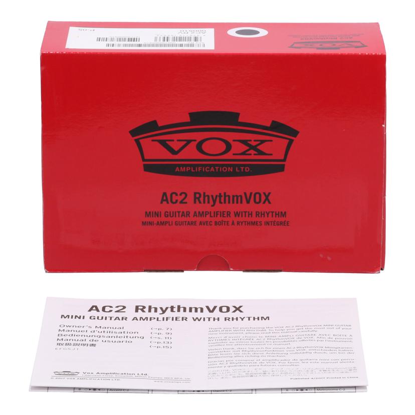 VOX ヴォックス　/ミニギターアンプ/AC2 RhythmVOX//00000510/Bランク/82