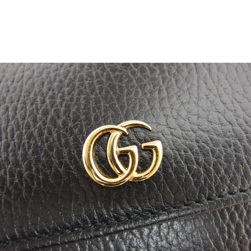 GUCCI グッチ/GGマーモント／コンチネンタルレザーウォレット/456116//203***/ABランク/04