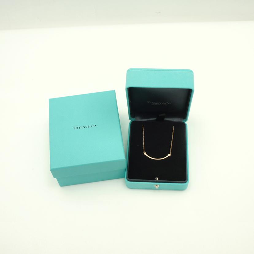 TIFFANY＆Co． ﾃｨﾌｧﾆｰ/Au750Tスマイルネックレス//ABランク/77