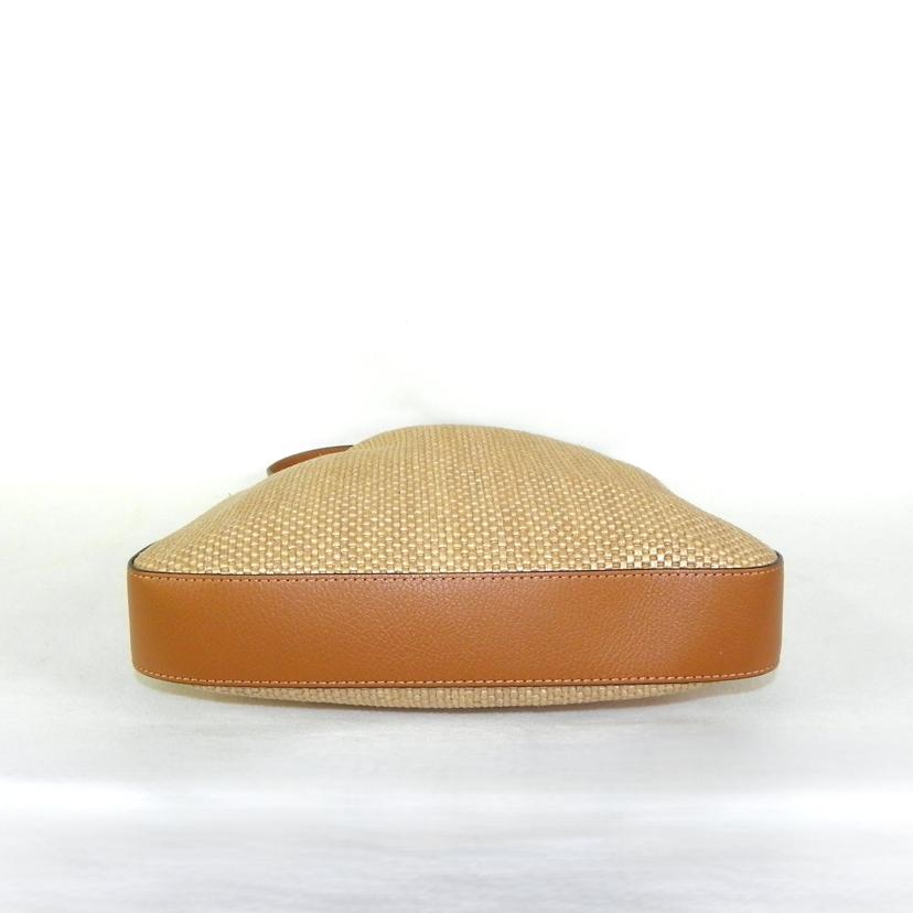 LORISTELLA ロリステッラ/LORISTELLA／レザーコンビラフィアショルダーバッグ//Aランク/81