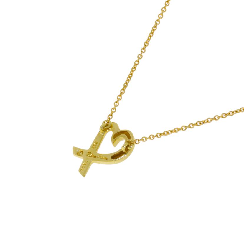 TIFFANY＆Co． ティファニー/750ラビングハートネックレス//Aランク/93