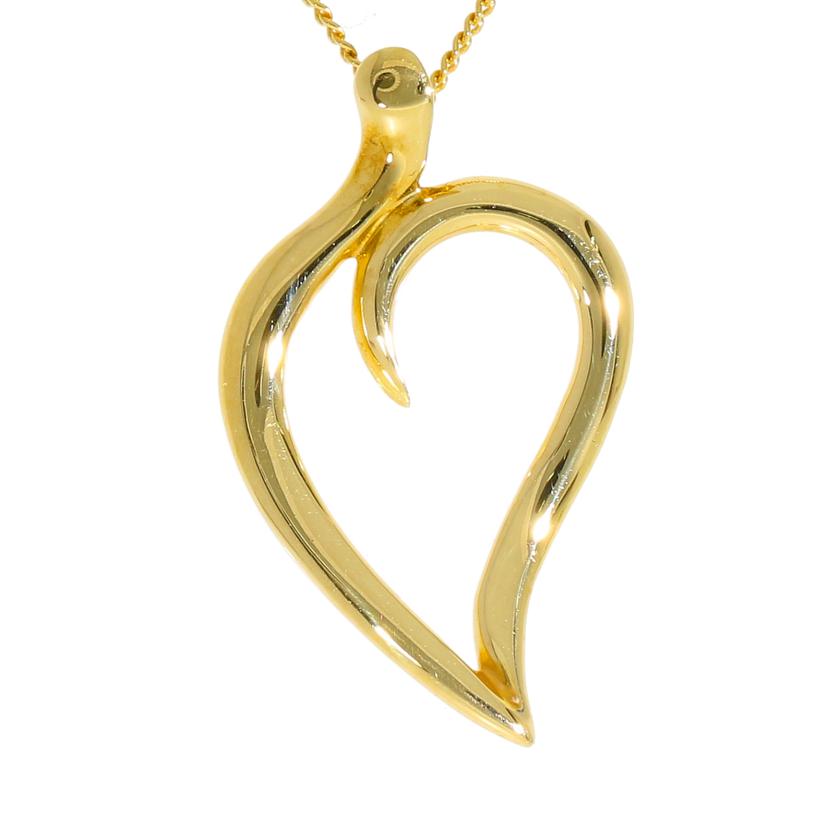 TIFFANY＆Co． ティファニー/750オープン　リーフネックレス//Aランク/18