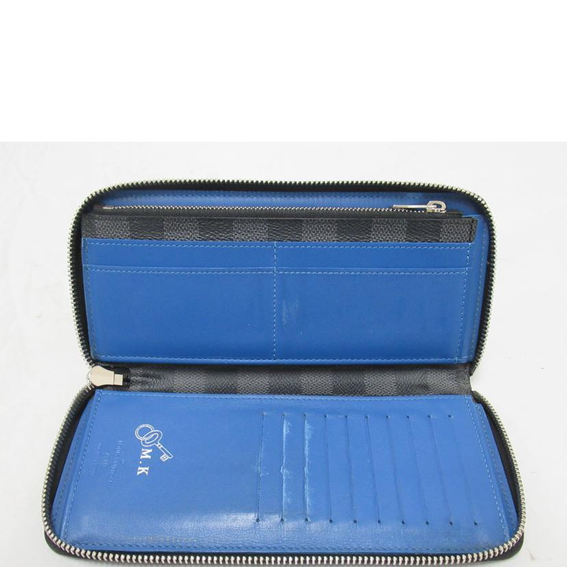 LOUIS VUITTON/ジッピーウォレット・ヴェルティカル/ダミエ・グラフィット・ストライプ/N60078//CA1***/Bランク/63