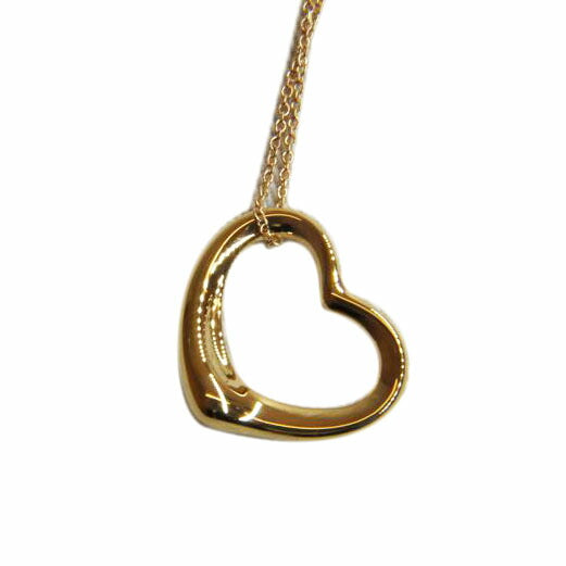 TIFFANY＆Co． ティファニー/750オープンハートネックレス／K18YG//Aランク/92
