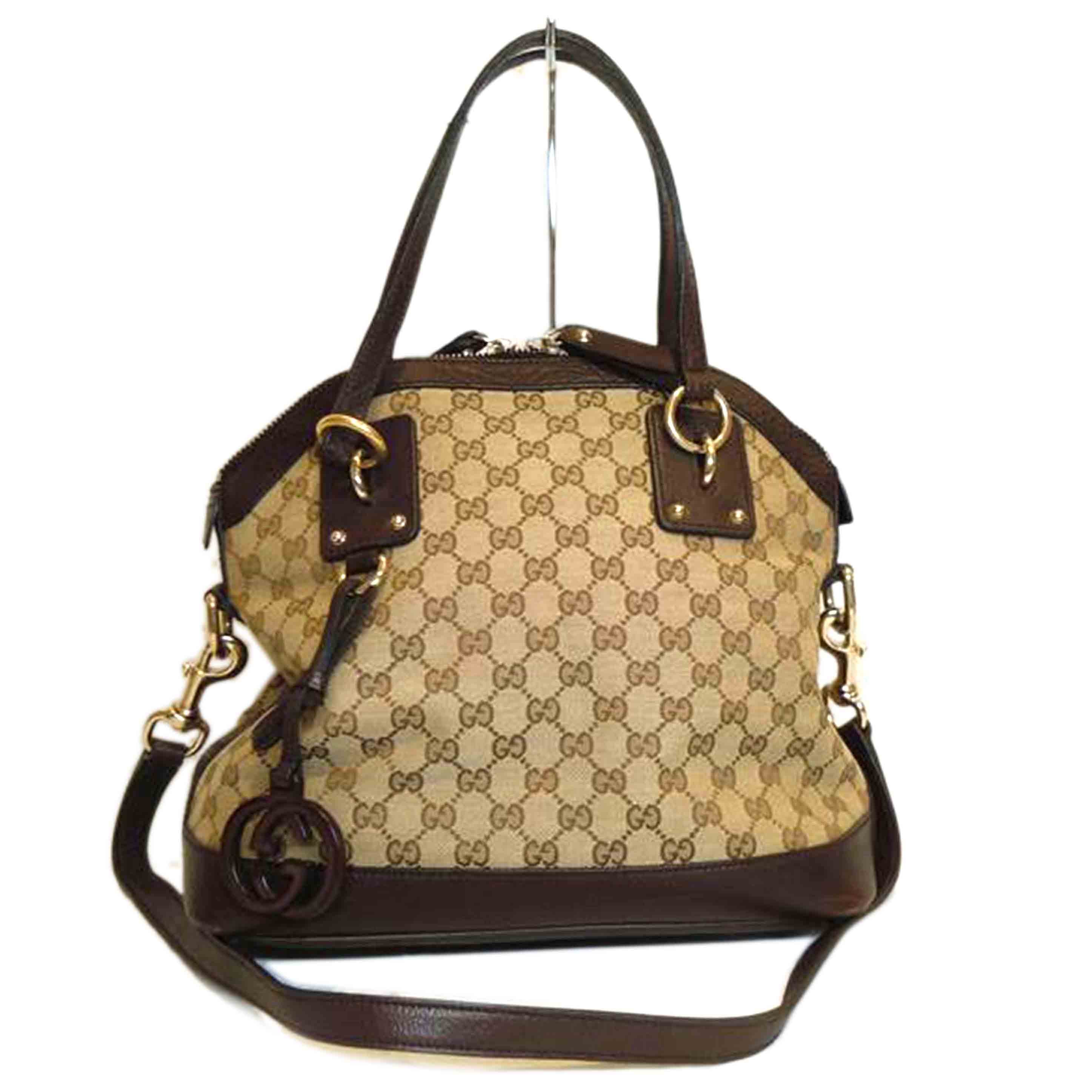 GUCCI グッチ/GG キャンバス/インターロッキングGチャーム付/247279//204***/Aランク/92