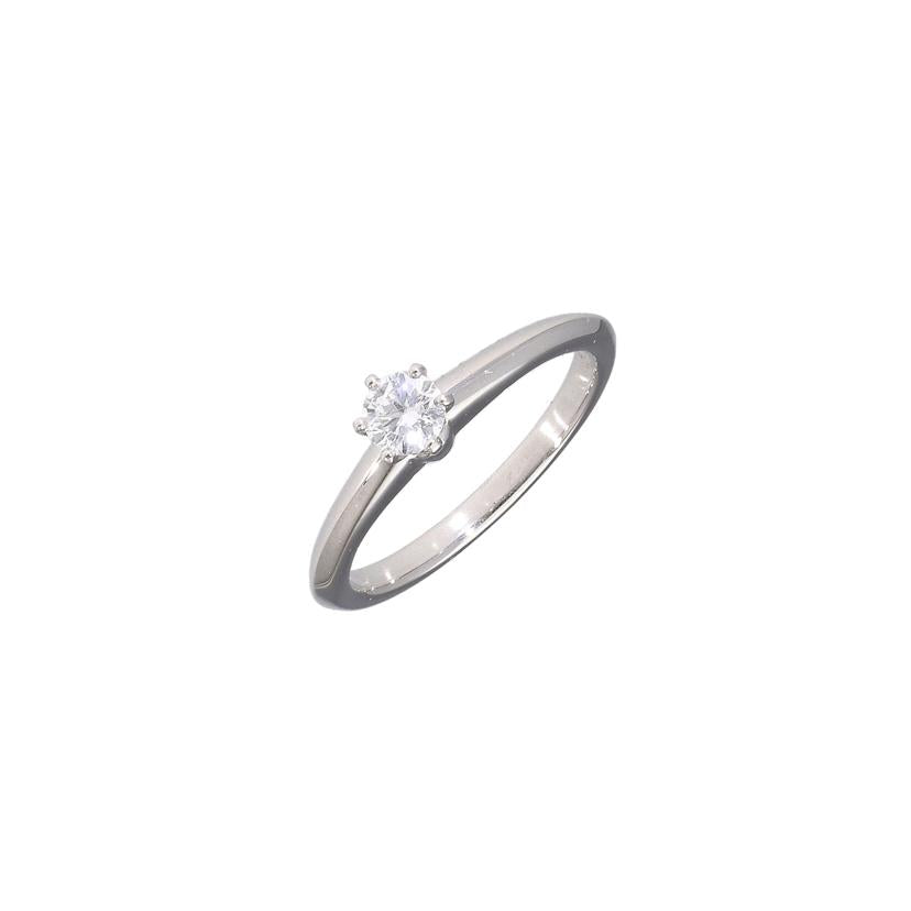 TIFFANY＆Co． ﾃｨﾌｧﾆｰ/PT950ダイヤリング0．24ct　＃11．5//Aランク/77