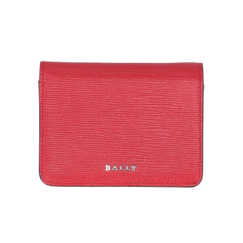 BALLY BALLY/BALLYカードケース／レッド//Aランク/75