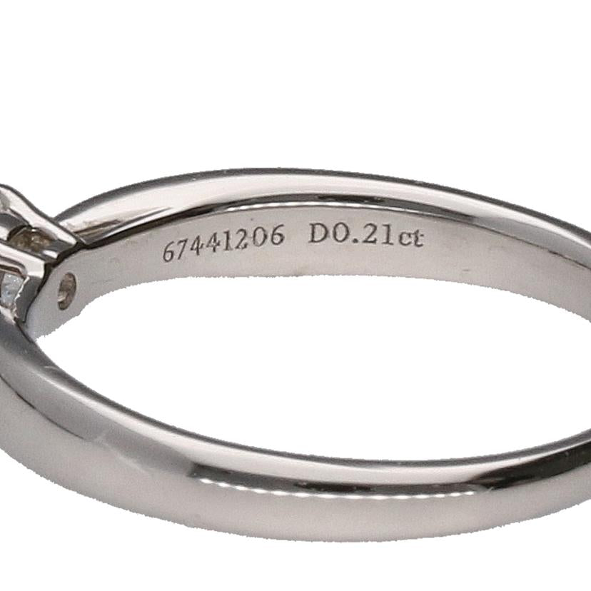 TIFFANY＆Co． ﾃｨﾌｧﾆｰ/Pt950ダイヤリング0．21ct　＃9//Aランク/77