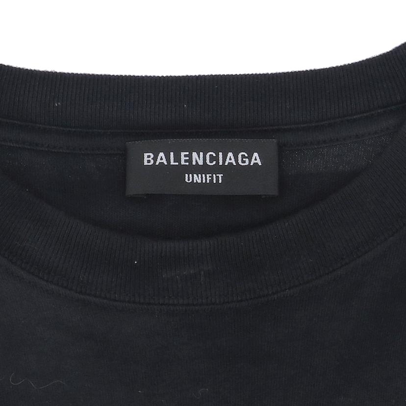 BALENCIAGA　／29 バレンシアガ/PS5コラボ／ロゴプリントオーバーサイズTシャツ/651795 TKVF3//ｻｲｽﾞ:XXS/ABランク/19