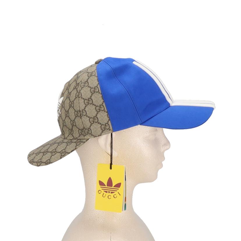 GUCCI×adidas グッチ×アディダス/GGスプリームダブルバイザーキャップ/719406//ｻｲｽﾞM/SAランク/91