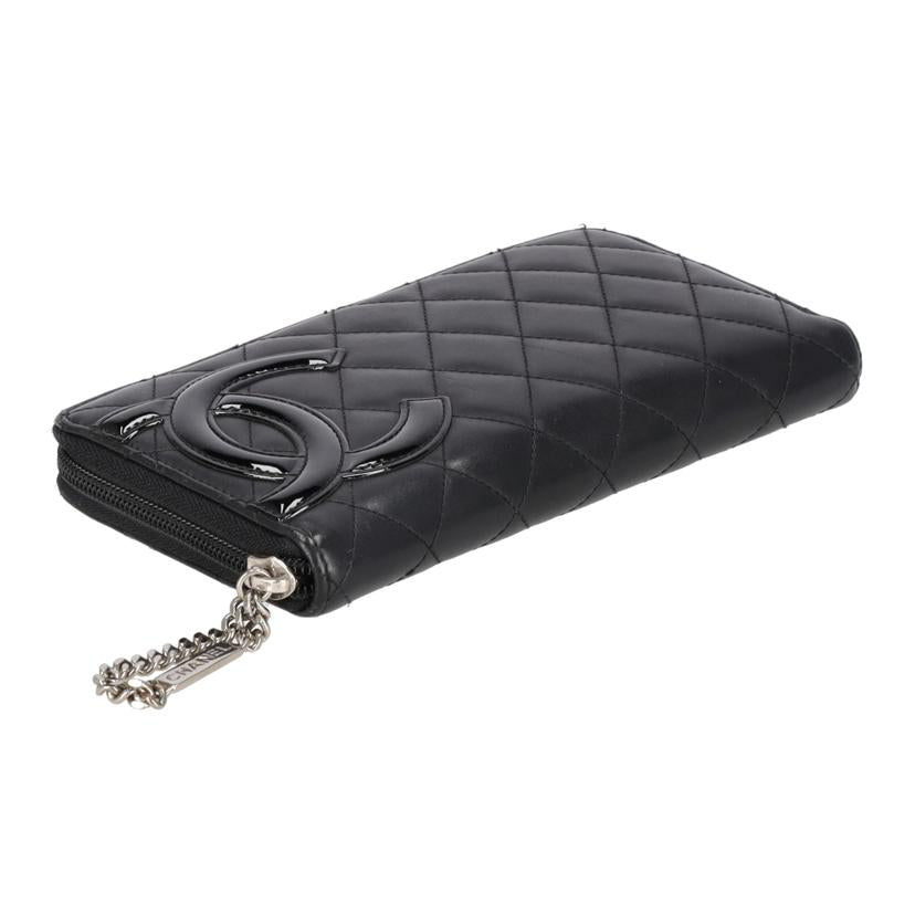 CHANEL　 シャネル/カンボンラインラウンドファスナー長財布／Gカード/A50078//187*****/ABランク/75