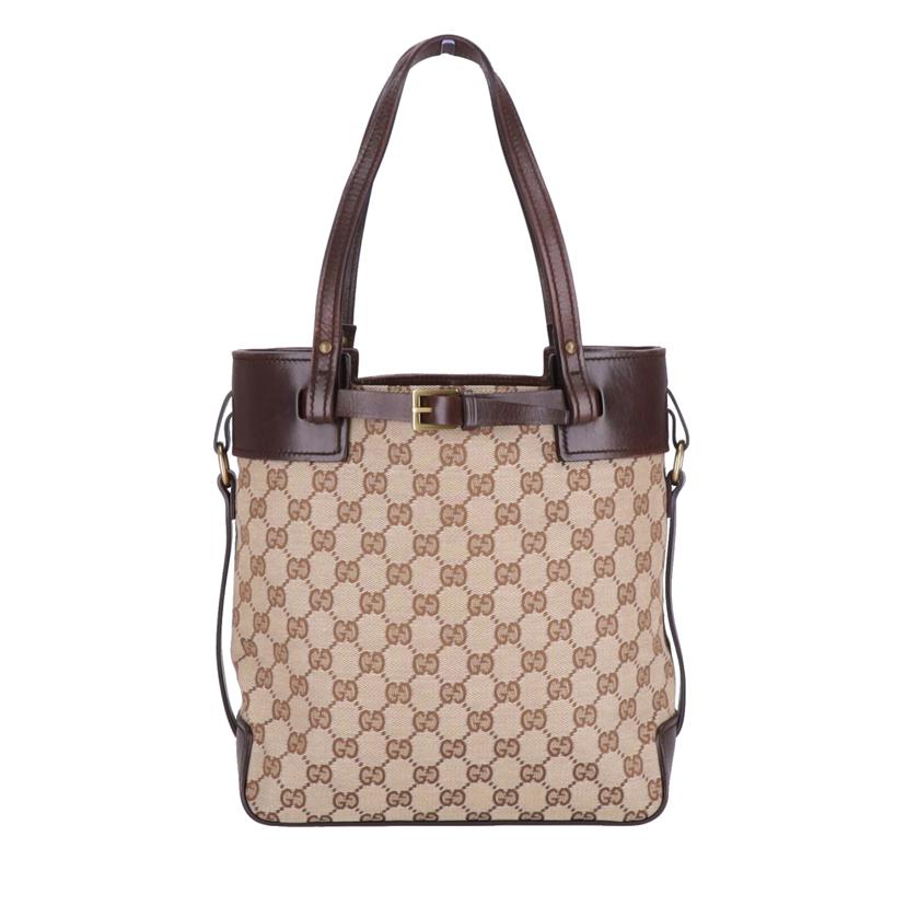 GUCCI グッチ/GGキャンバス　トートバッグ　107756　ブラウン/107757//001***/ABランク/19