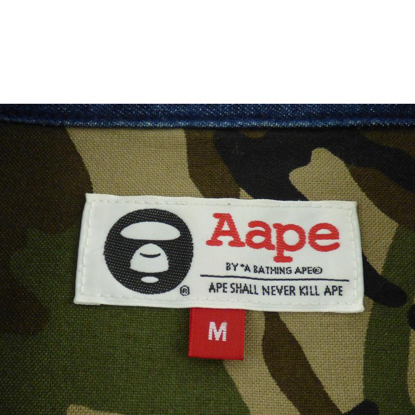 A　BATHING　APE アベイシングエイプ/長袖シャツ/AST8047//Bランク/64