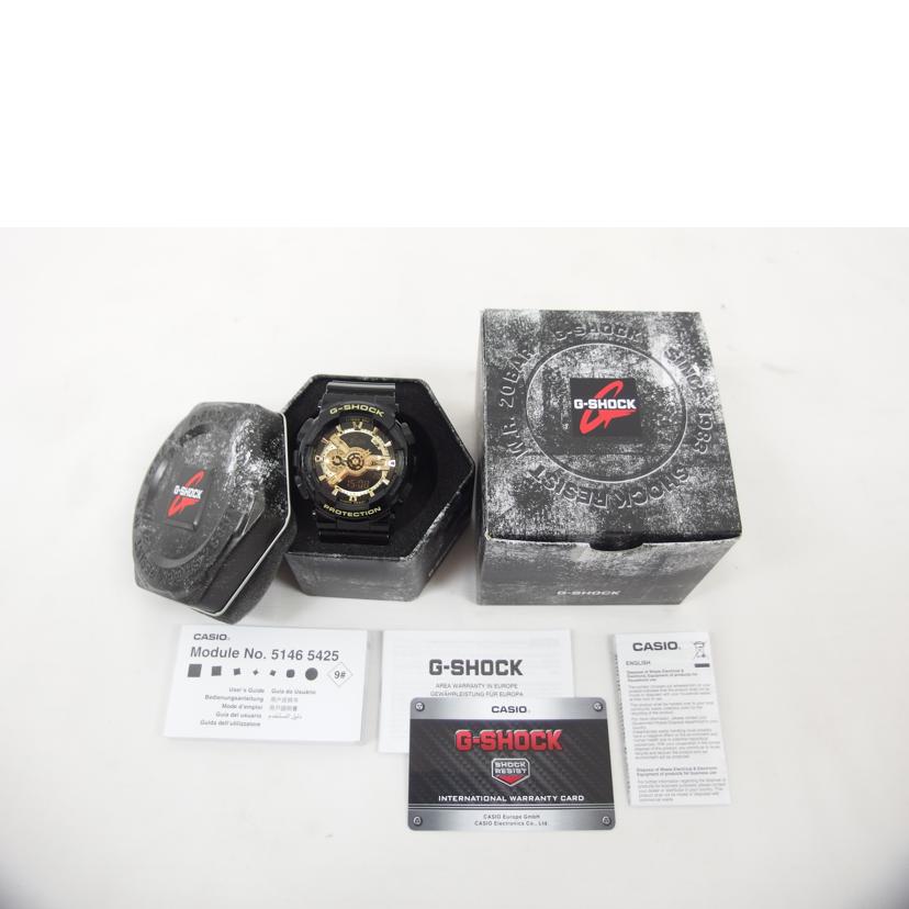 CASIO カシオ/G－SHOCK／デジアナ／クォーツ/GA-110GB-1A//B4T***/Aランク/04