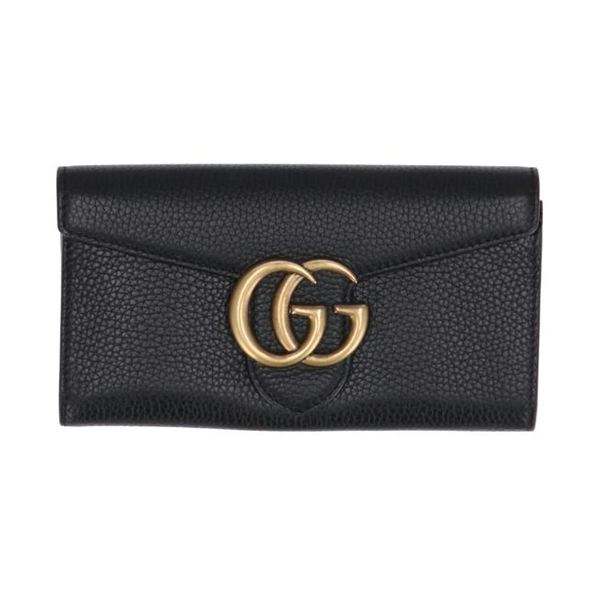 GUCCI グッチ/GUCCI /GGマーモント コンチネンタルウォレット/黒/400586//Aランク/75