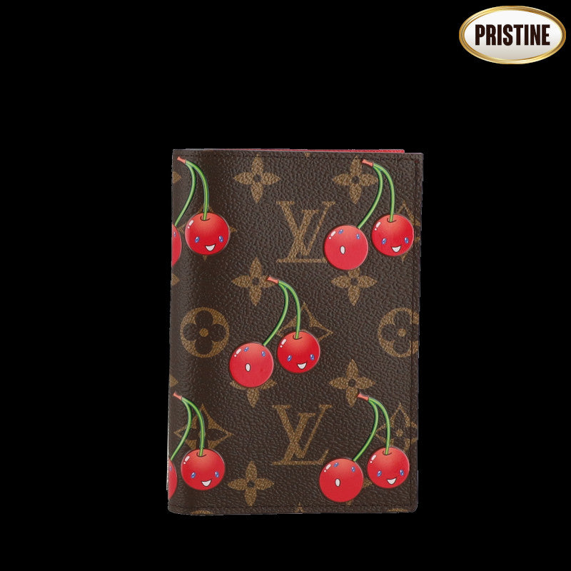 LOUIS VUITTON ルイヴィトン/LOUIS VUITTON×TMクーヴェルテュールパスポールMM/モノグラムチェリー/M13424//RFI*/SAランク/75