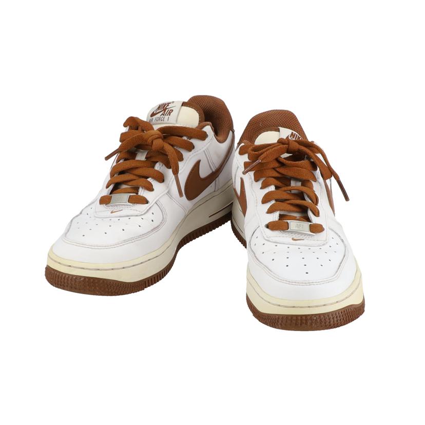 NIKE ナイキ/AIR FORCE 1 07 白×茶色/DH7561 100//Bランク/42