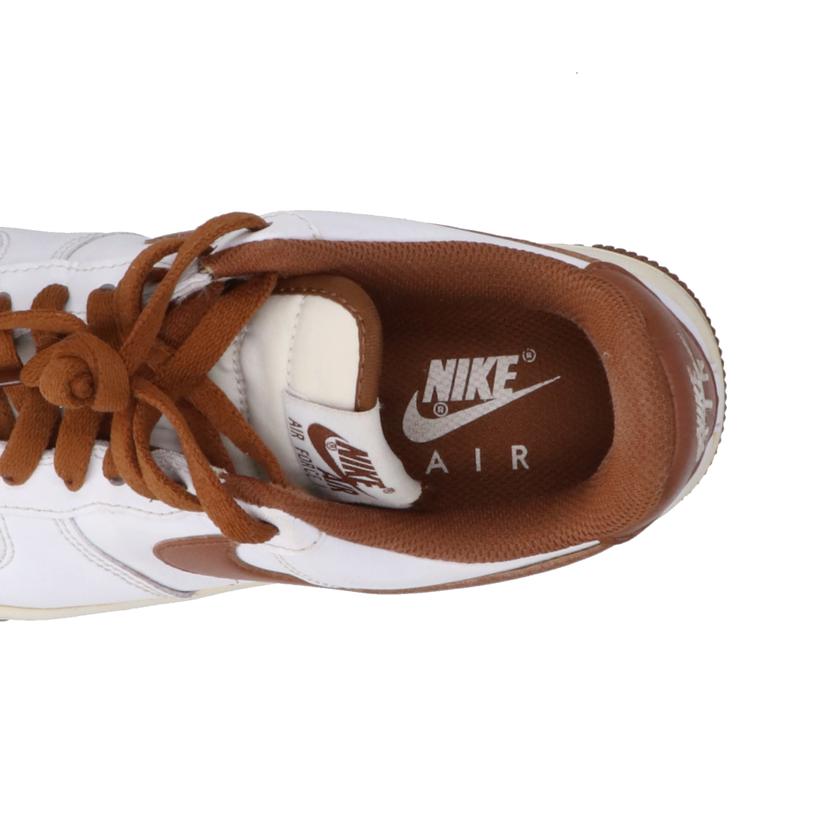 NIKE ナイキ/AIR FORCE 1 07 白×茶色/DH7561 100//Bランク/42