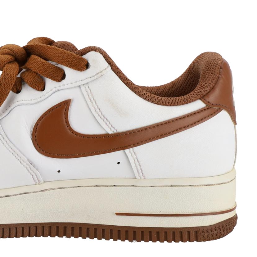 NIKE ナイキ/AIR FORCE 1 07 白×茶色/DH7561 100//Bランク/42