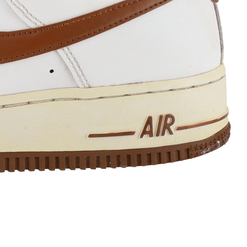NIKE ナイキ/AIR FORCE 1 07 白×茶色/DH7561 100//Bランク/42