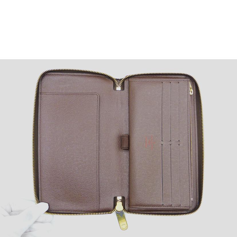 LOUIS VUITTON ルイヴィトン/ジッピーオーガナイザー/ダミエ/エベヌ/N60003//CA0***/Bランク/75