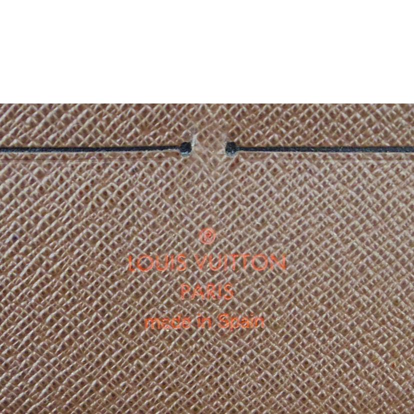 LOUIS VUITTON ルイヴィトン/ジッピーオーガナイザー/ダミエ/エベヌ/N60003//CA0***/Bランク/75