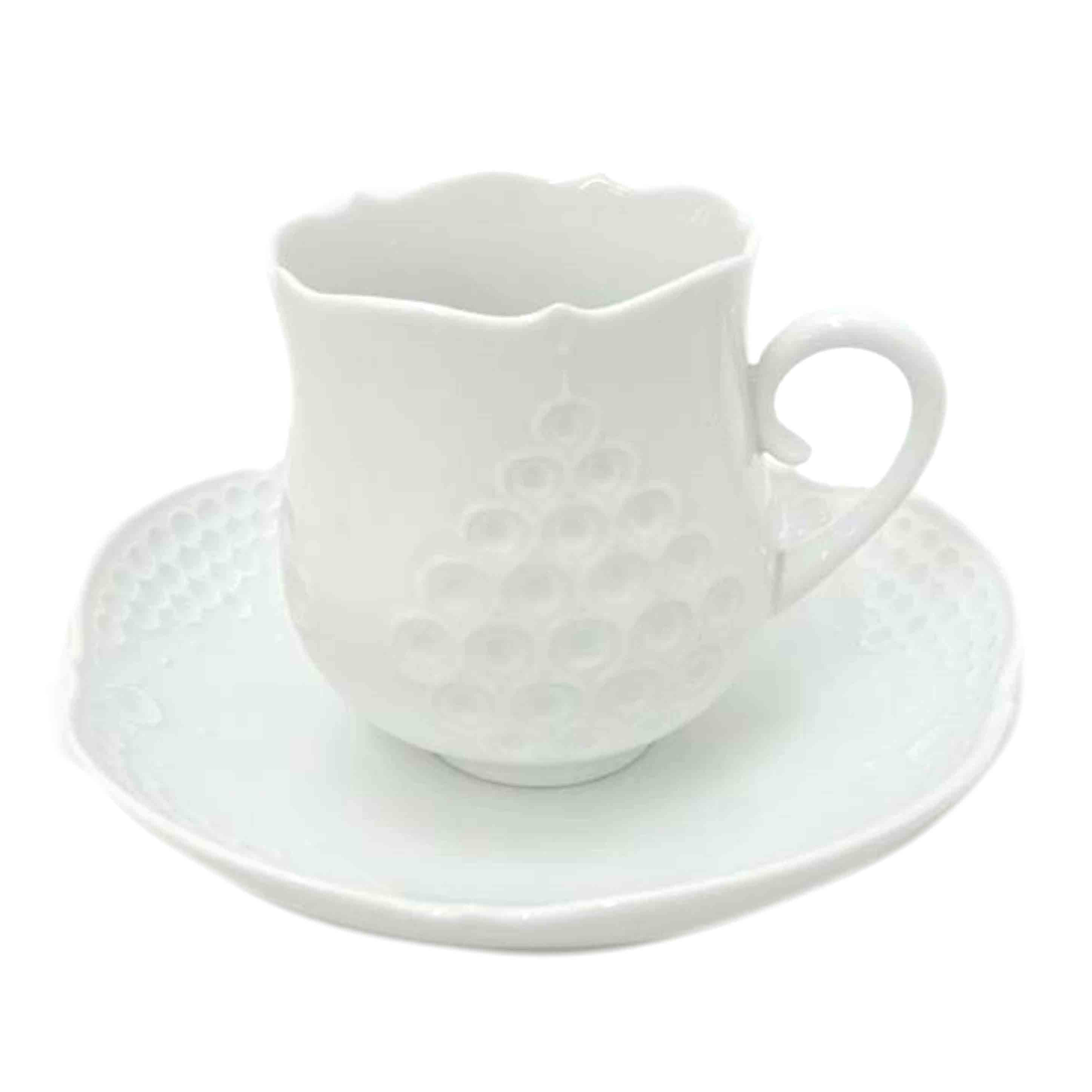 Meissen マイセン/マイセン ホワイトレリーフ カップ＆ソーサー//Aランク/69