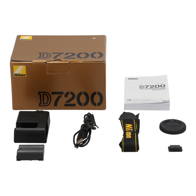 Nikon ニコン/デジタル一眼　ボディ/D7200 ﾎﾞﾃﾞｨ//2044289/Bランク/71