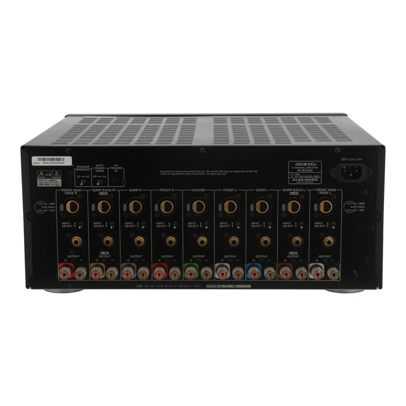 ONKYO オンキヨー　/9チャンネルパワーアンプ/PA-MC5500//3203JJ10X0020002/Bランク/69