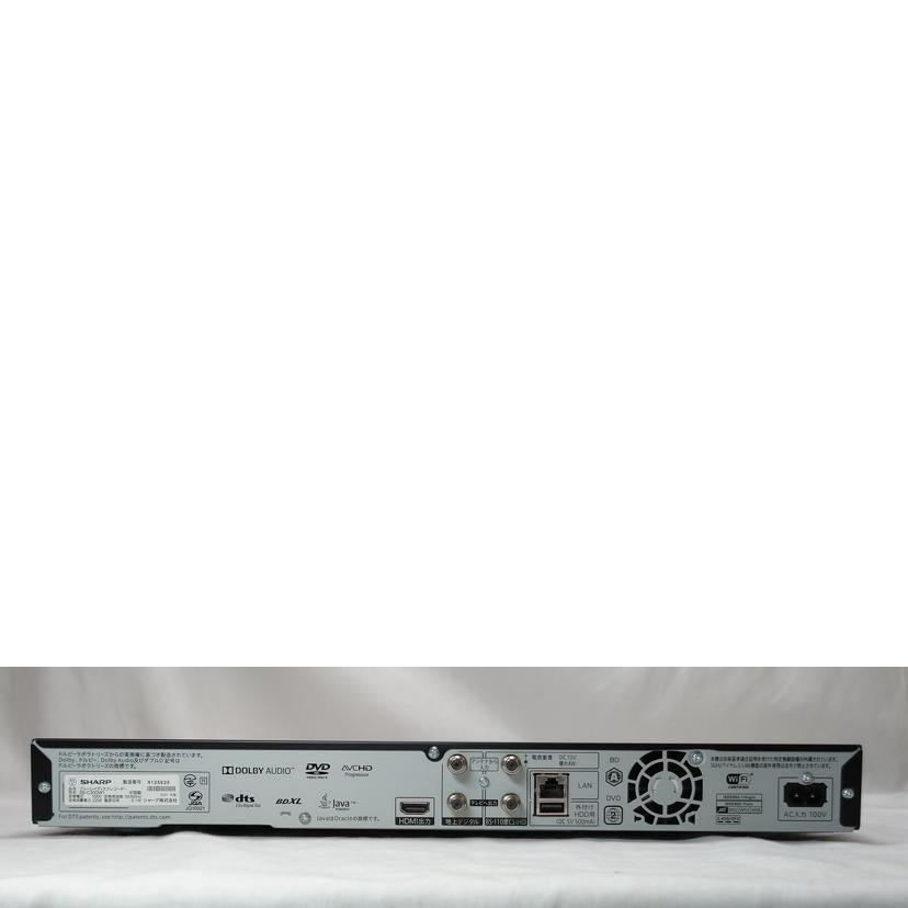 SHARP シャープ/BDレコーダー　AQUOS/2B-C30DW1//9125625/Bランク/52