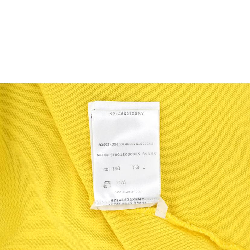 MONCLER モンクレ-ル/ロゴ刺繍Tシャツ（イエロ-）//Aランク/75