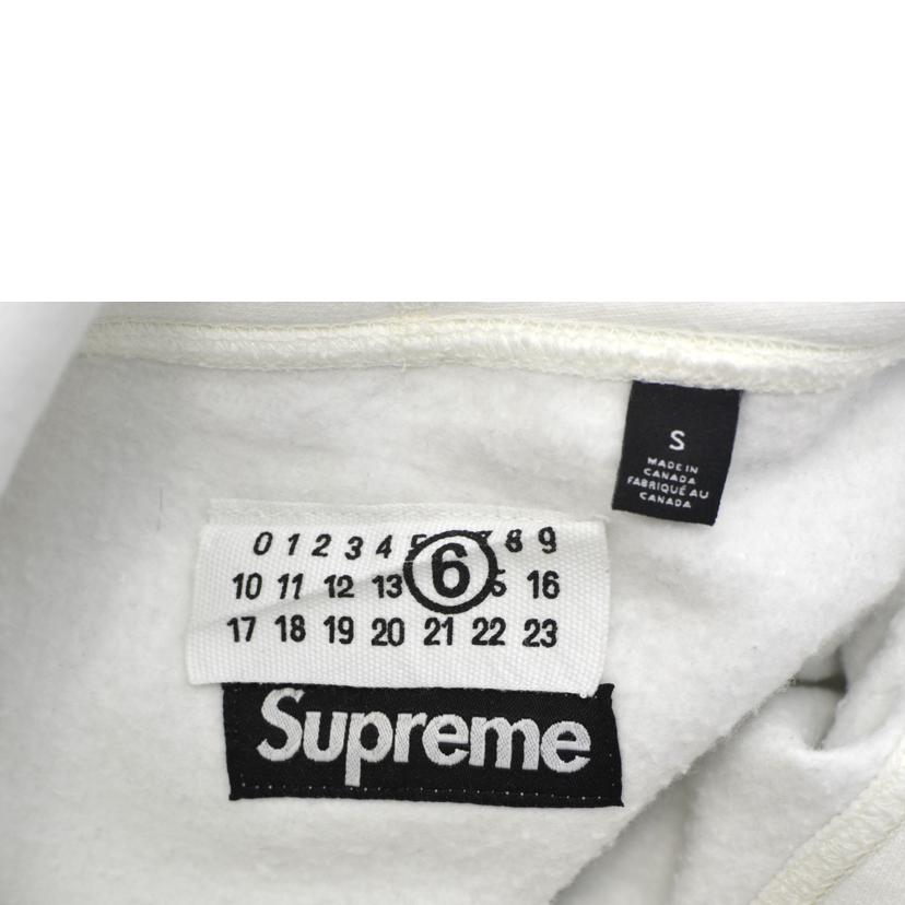 Supreme×MM6 シュプリーム×エムエムシックス/MM6×ボックスロゴフーディーパーカー//ｻｲｽﾞ:S/ABランク/75