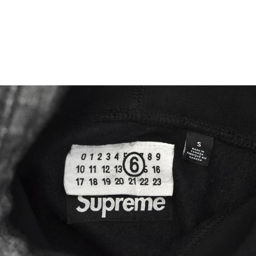 Supreme×MM6 シュプリーム×エムエムシックス/MM6×ボックスロゴフーディーパーカー//ｻｲｽﾞ:S/ABランク/75