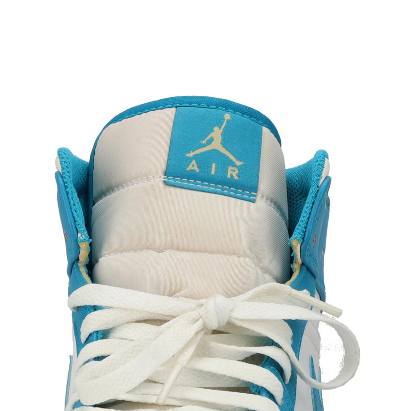 NIKE ナイキ/NIKE AIR JORDAN 1Mid 水色×白/DQ8426-400//ABランク/42