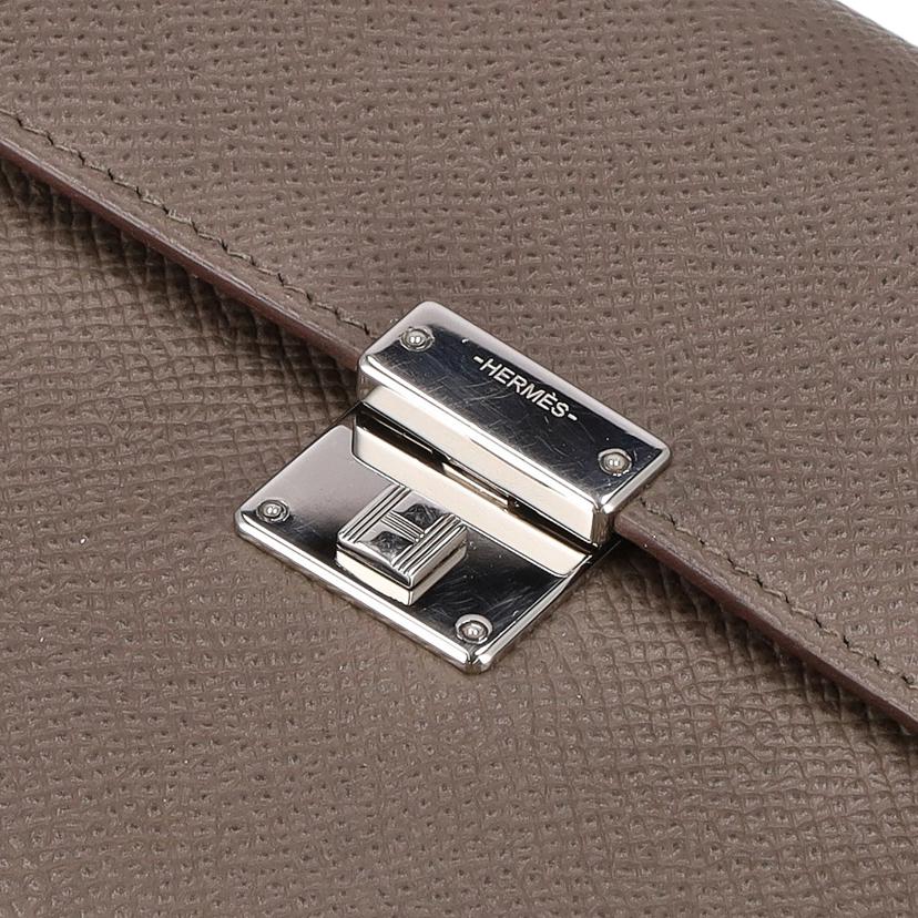 HERMES エルメス/クリック12ヴォーエプソン／エトゥープ//A N**************/Aランク/75