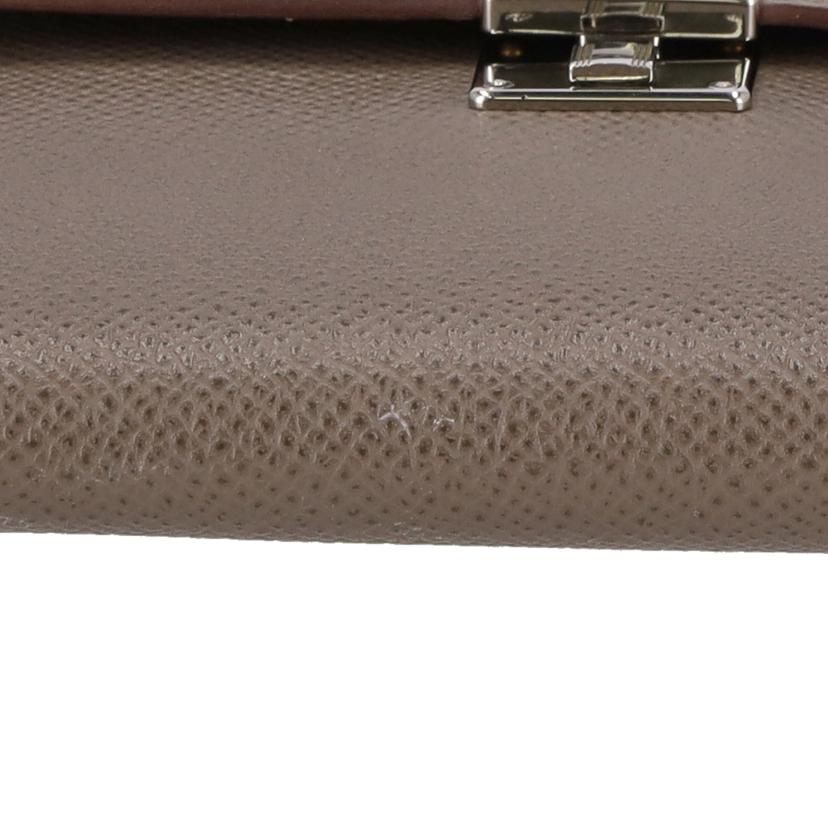HERMES エルメス/クリック12ヴォーエプソン／エトゥープ//A N**************/Aランク/75