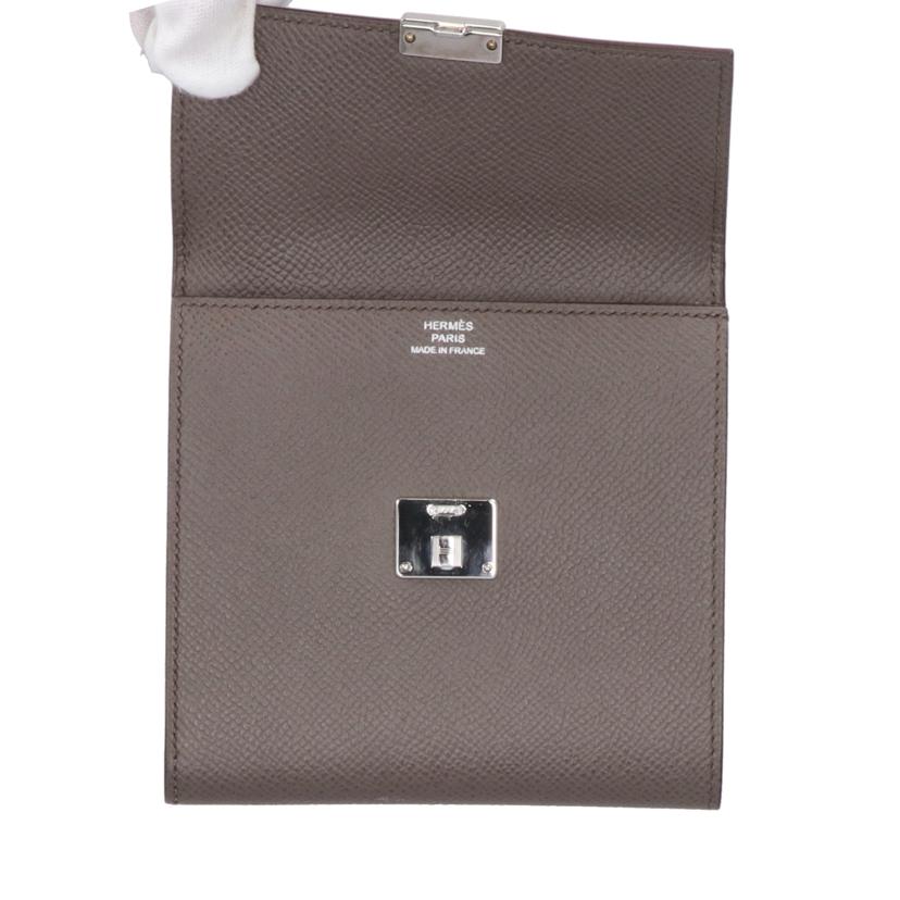 HERMES エルメス/クリック12ヴォーエプソン／エトゥープ//A N**************/Aランク/75